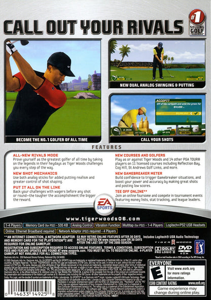Tiger Woods 2006 Playstation 2