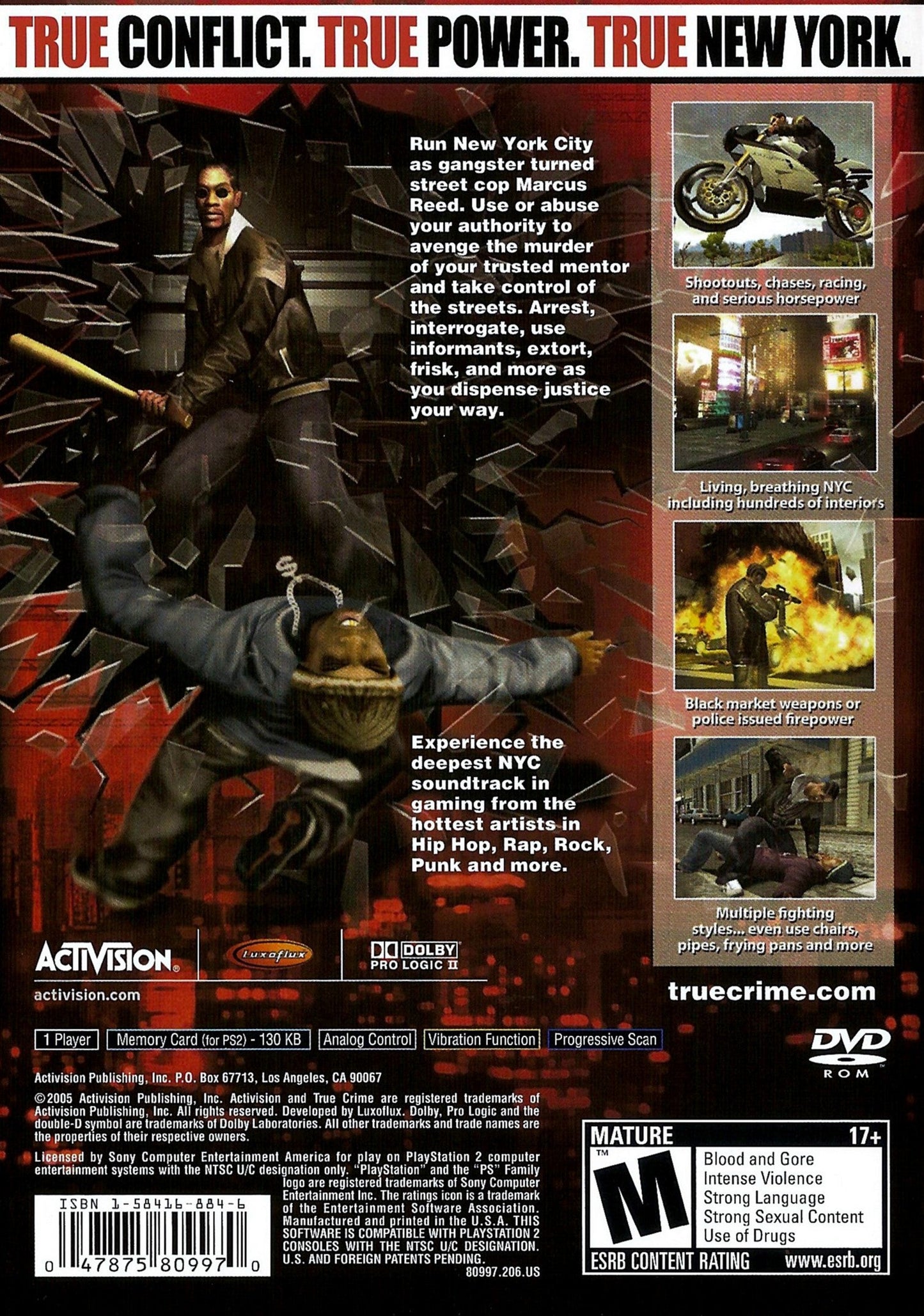 True Crime New York City Playstation 2