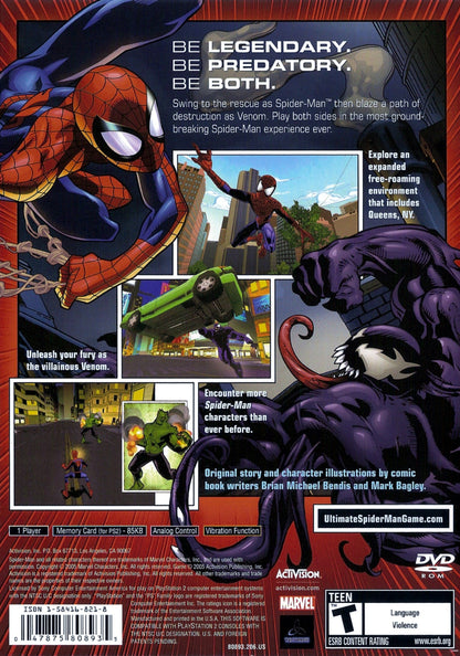 Ultimate Spiderman Playstation 2