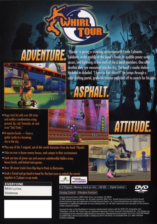 Whirl Tour Playstation 2