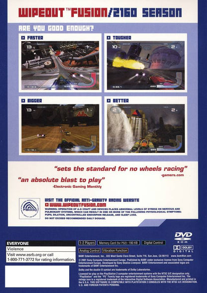 Wipeout Fusion Playstation 2
