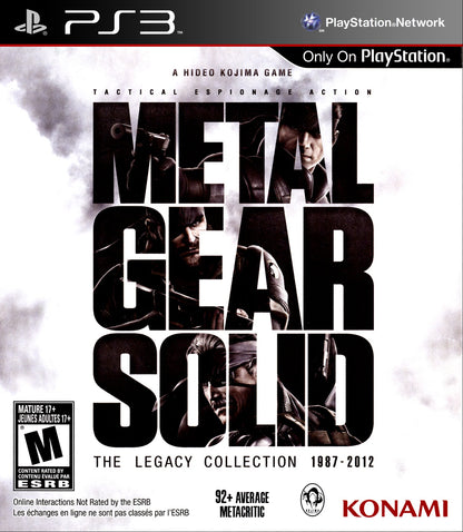 Metal Gear Solid: The Legacy Collection Playstation 3