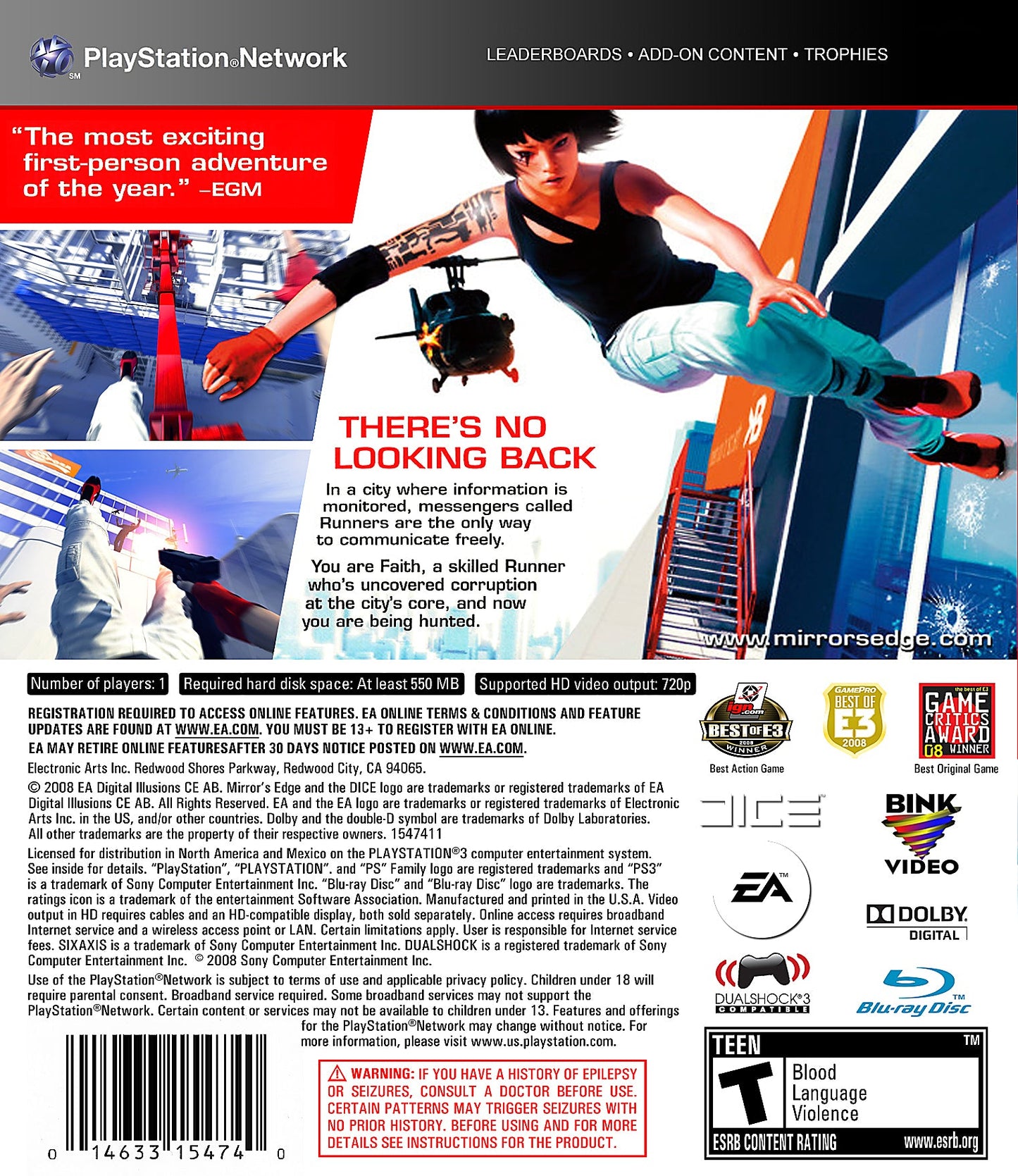 Mirror's Edge Playstation 3