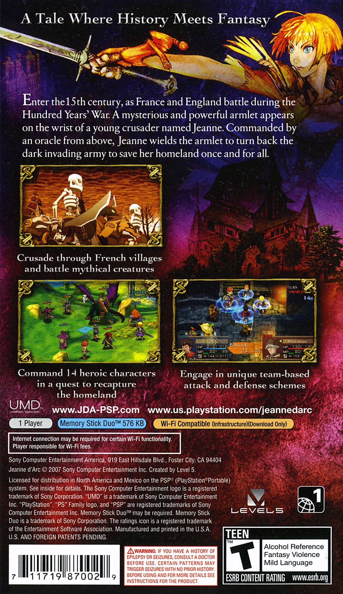 Jeanne d'Arc PSP