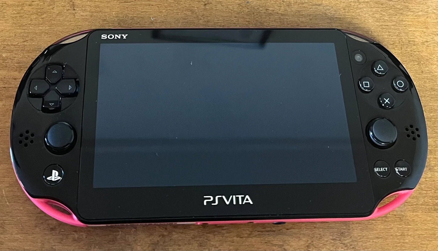 Pink Black SONY PlayStation PS Vita Slim console PCH-2000