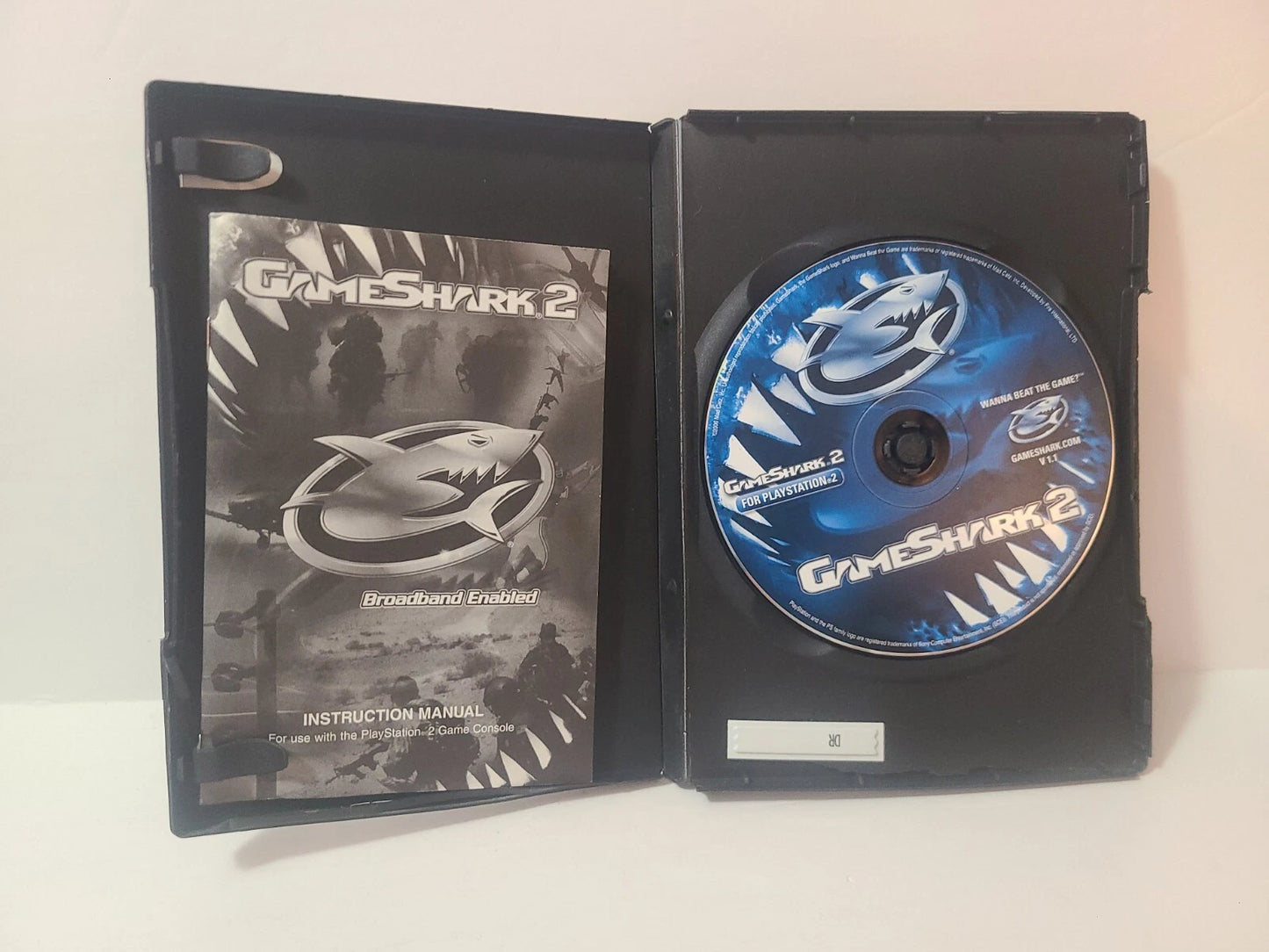 GameShark 2 V1.1 Cheat Codes PlayStation 2 PS2 Disc w Case and Manual