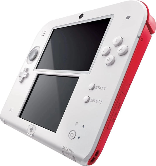 Red and White Nintendo 2DS (FTR-001) Nintendo 3DS