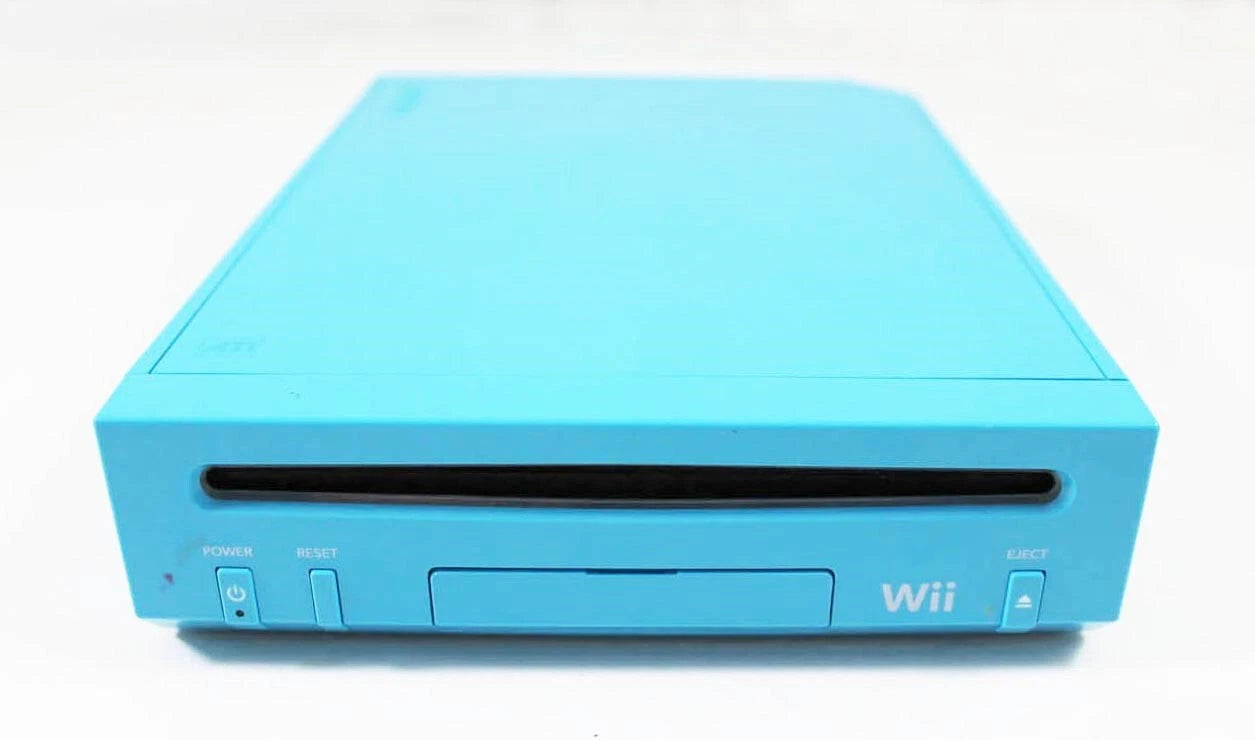Blue Nintendo Wii Console Wii RVL-101 (Not GameCube Compatible) Nintendo Wii