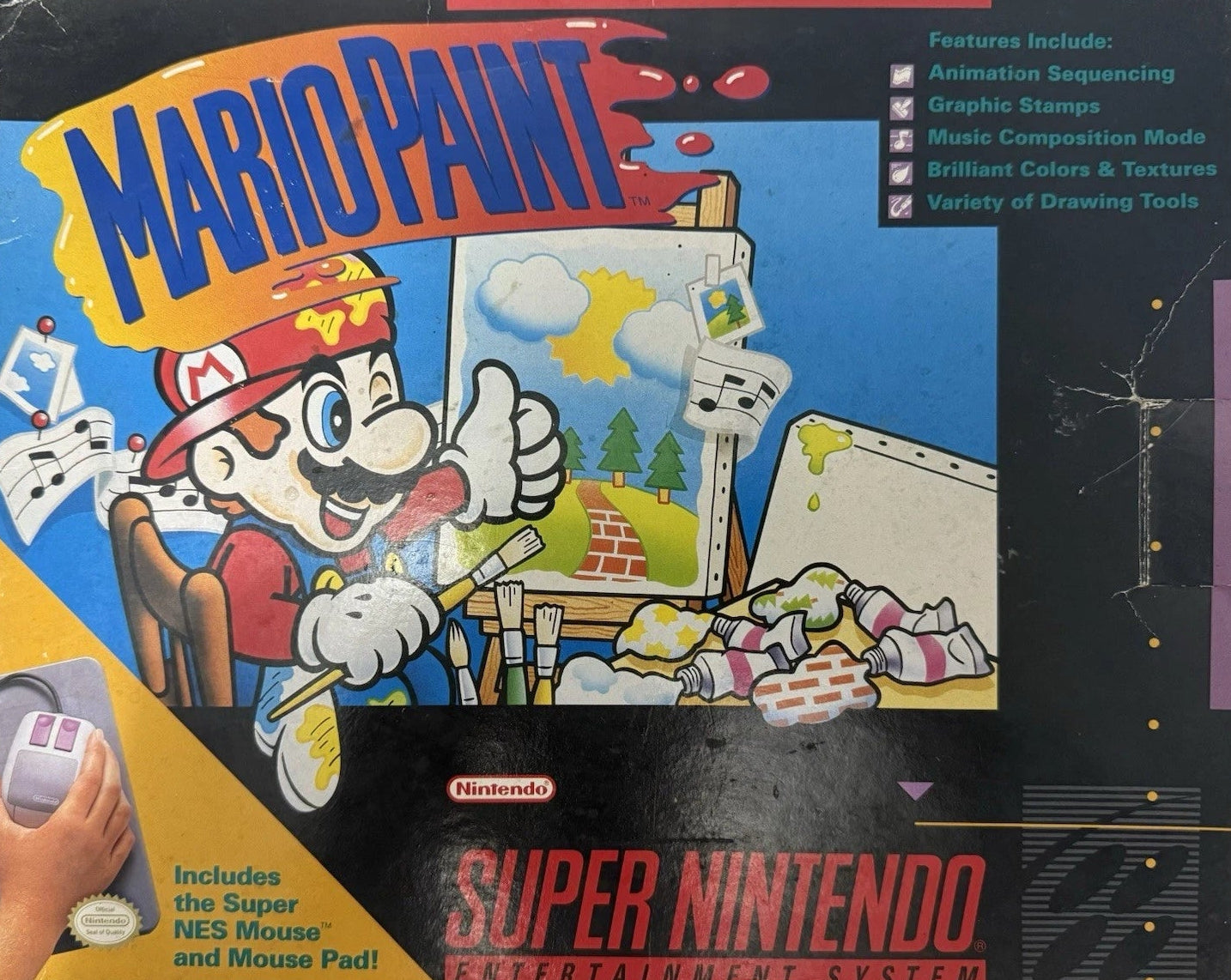 Mario Paint [Mouse Bundle] Super Nintendo