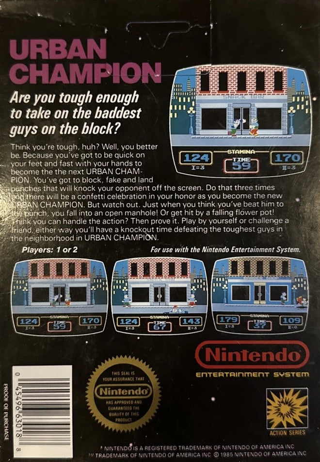 Urban Champion [5 Screw] NES
