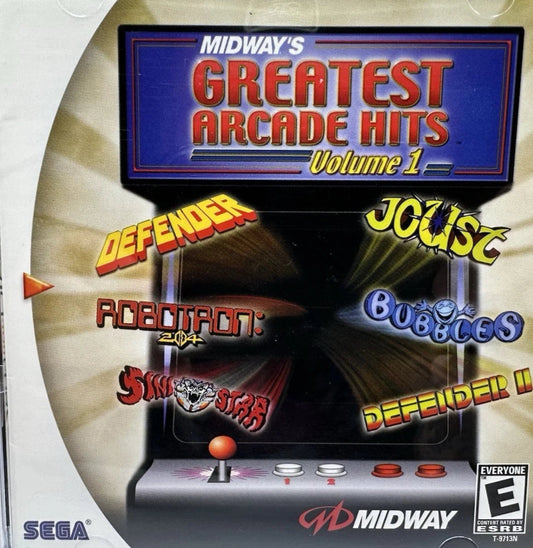 Midway's Greatest Arcade Hits Volume I Sega Dreamcast