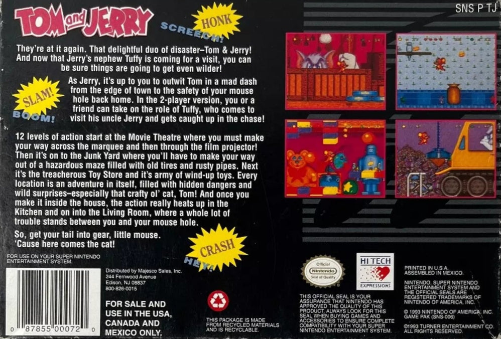 Tom And Jerry Super Nintendo