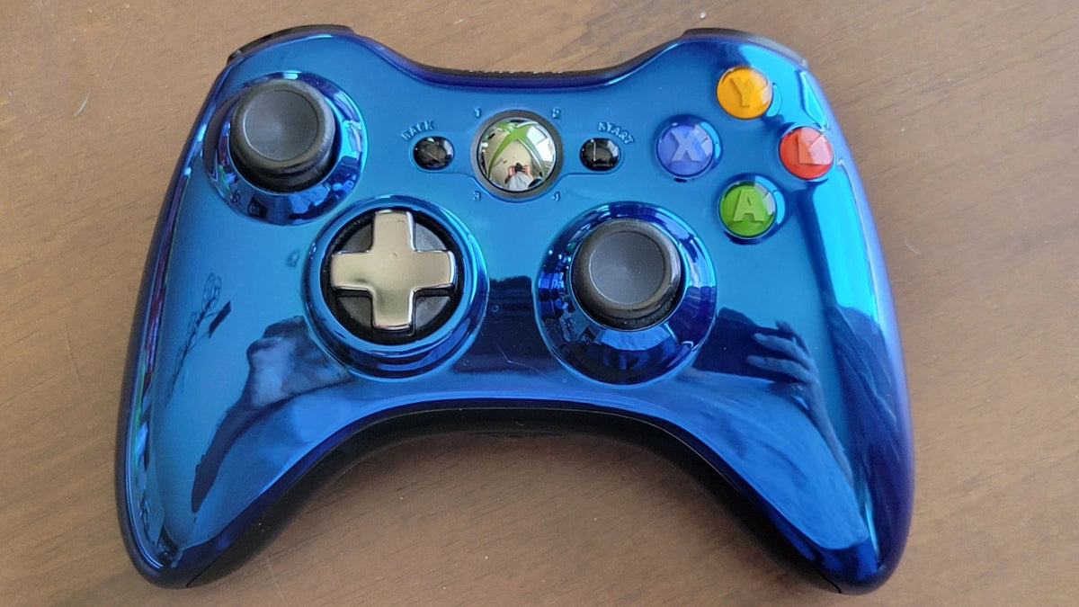 Xbox 360 Wireless Controller [Blue Chrome] Xbox 360