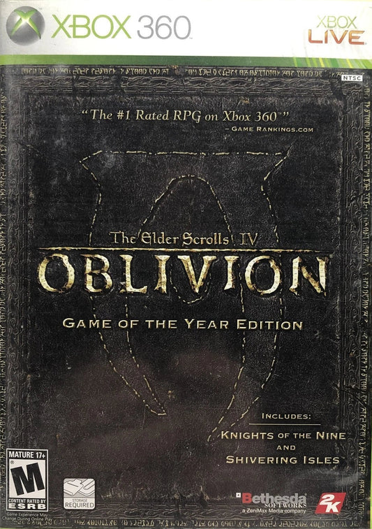 Elder Scrolls IV Oblivion [Game of the Year] Xbox 360