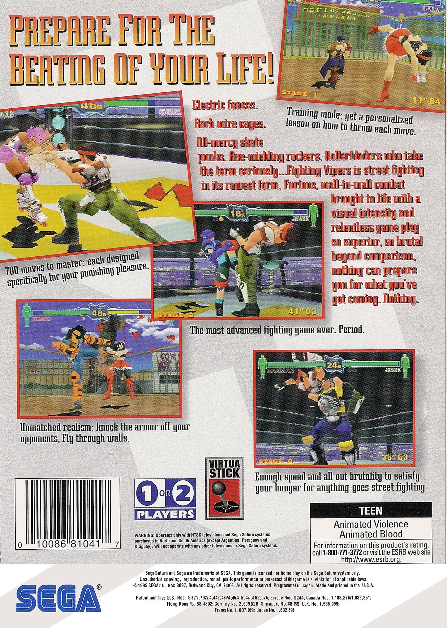 Fighting Vipers Sega Saturn