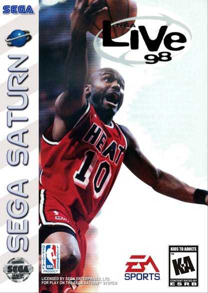 NBA Live 98 Sega Saturn