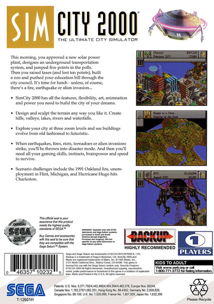 SimCity 2000 Sega Saturn
