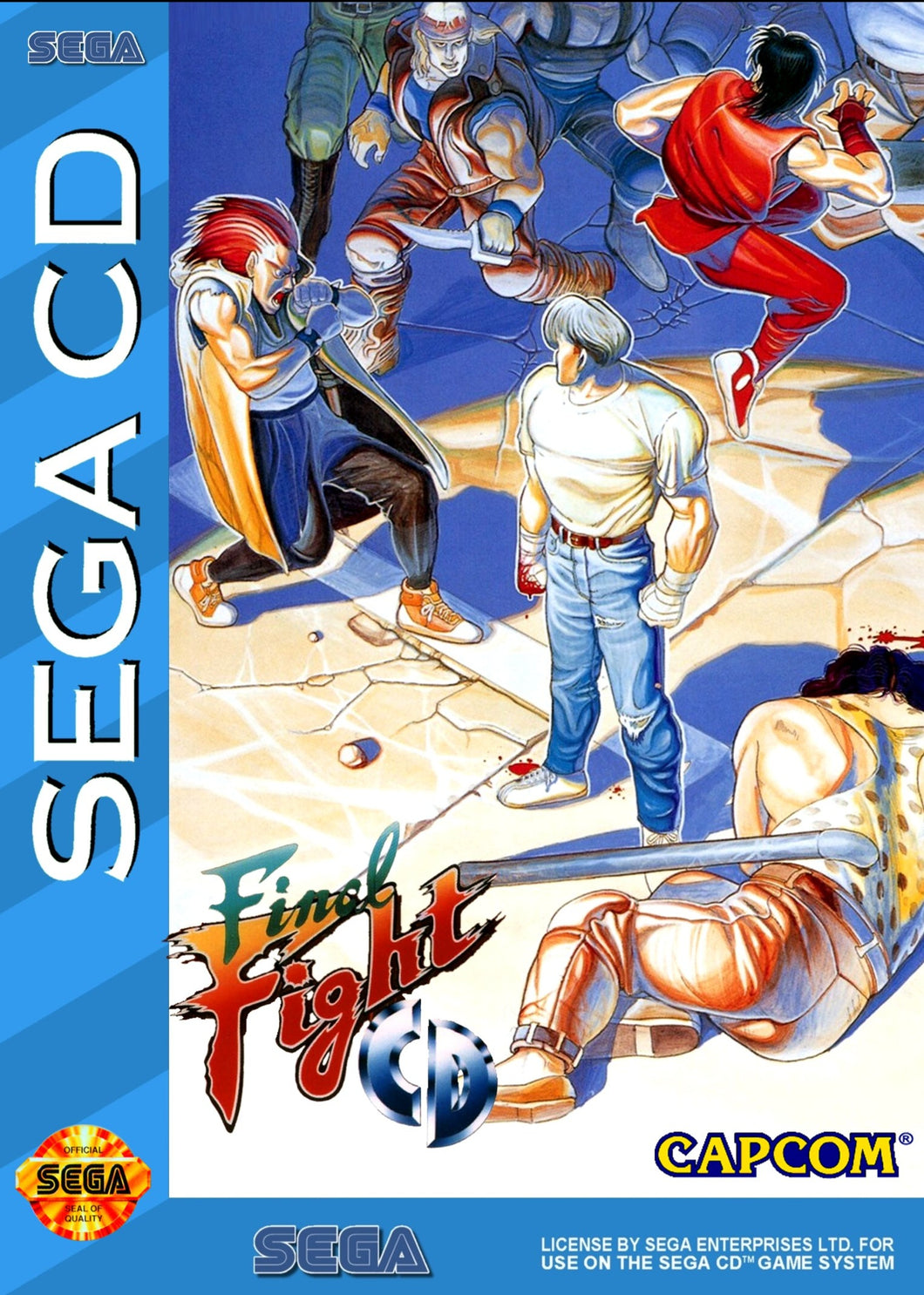 Final Fight CD Sega CD No Back Art