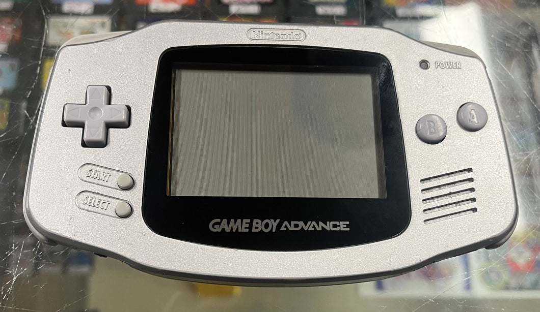Silver/ Platinum Gameboy Advance System AGB-001