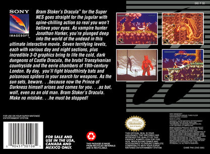 Bram Stoker's Dracula Super Nintendo