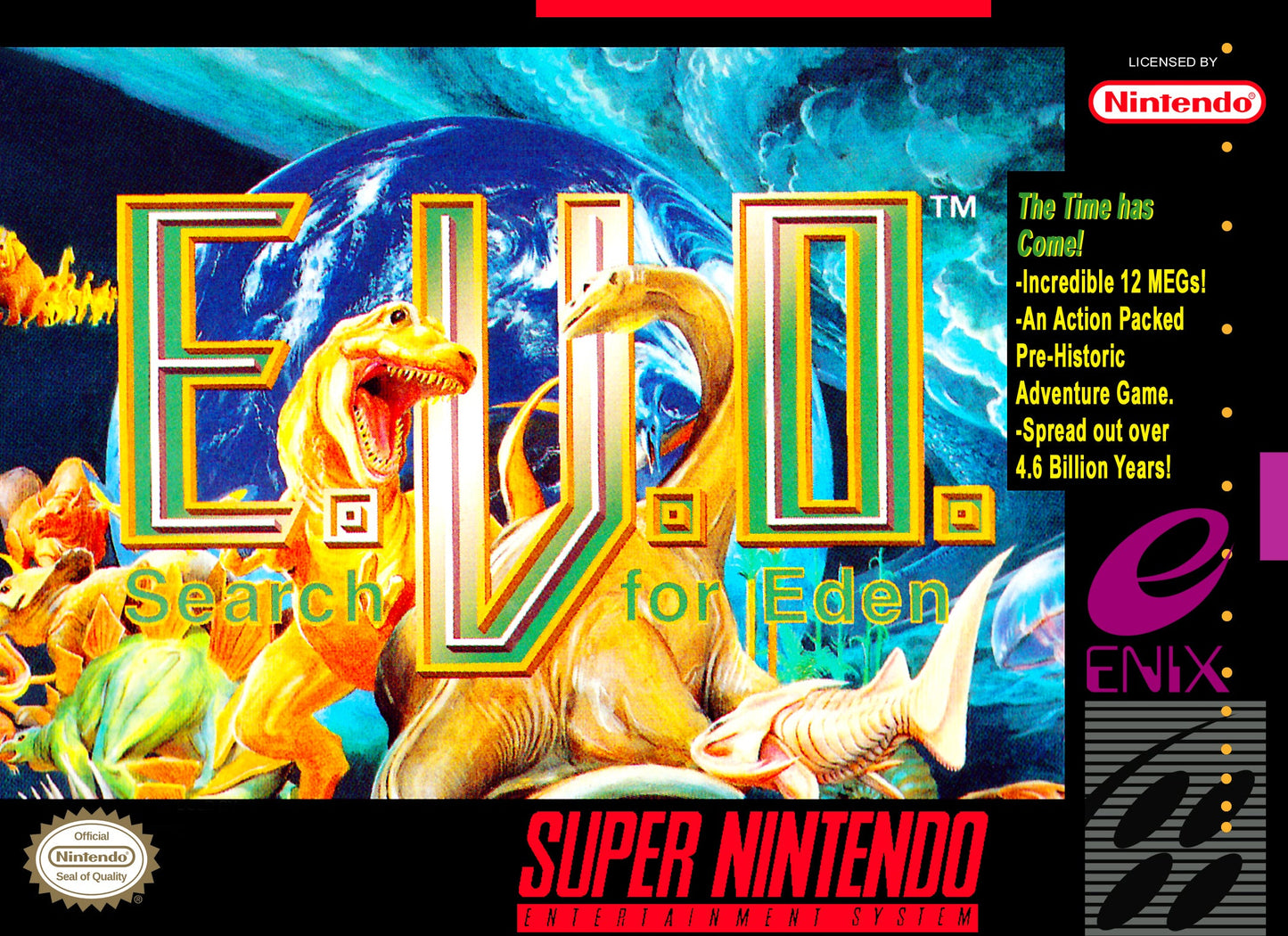 EVO the Search for Eden Super Nintendo