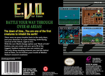 EVO the Search for Eden Super Nintendo
