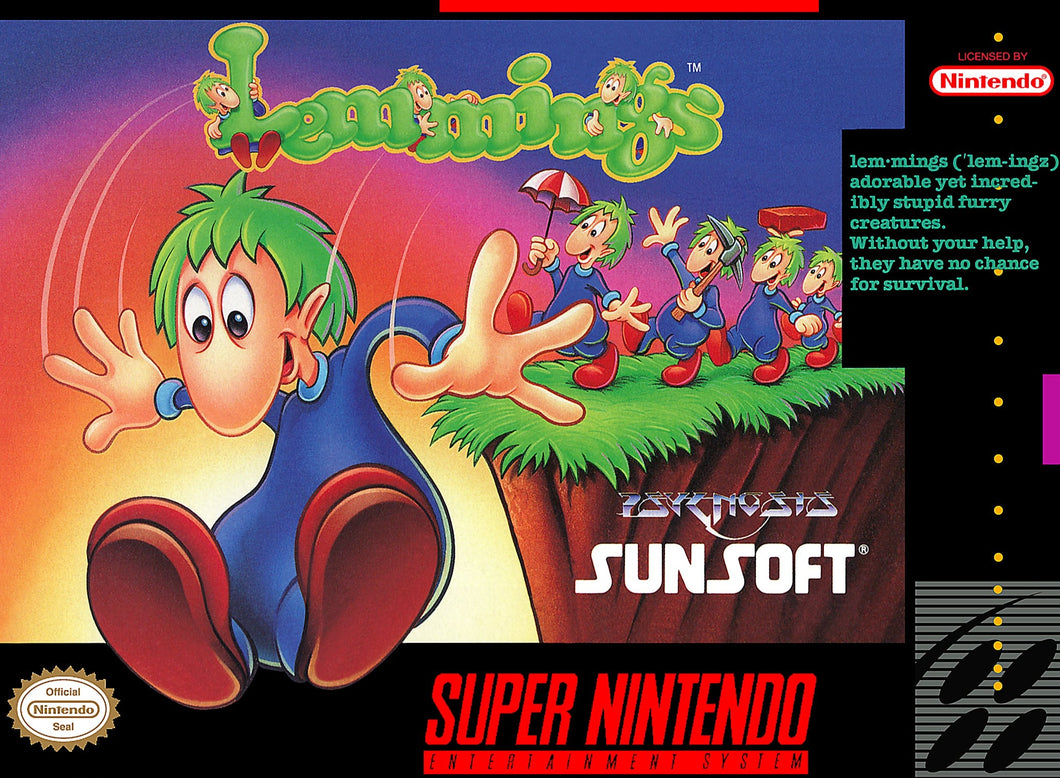 Lemmings Super Nintendo