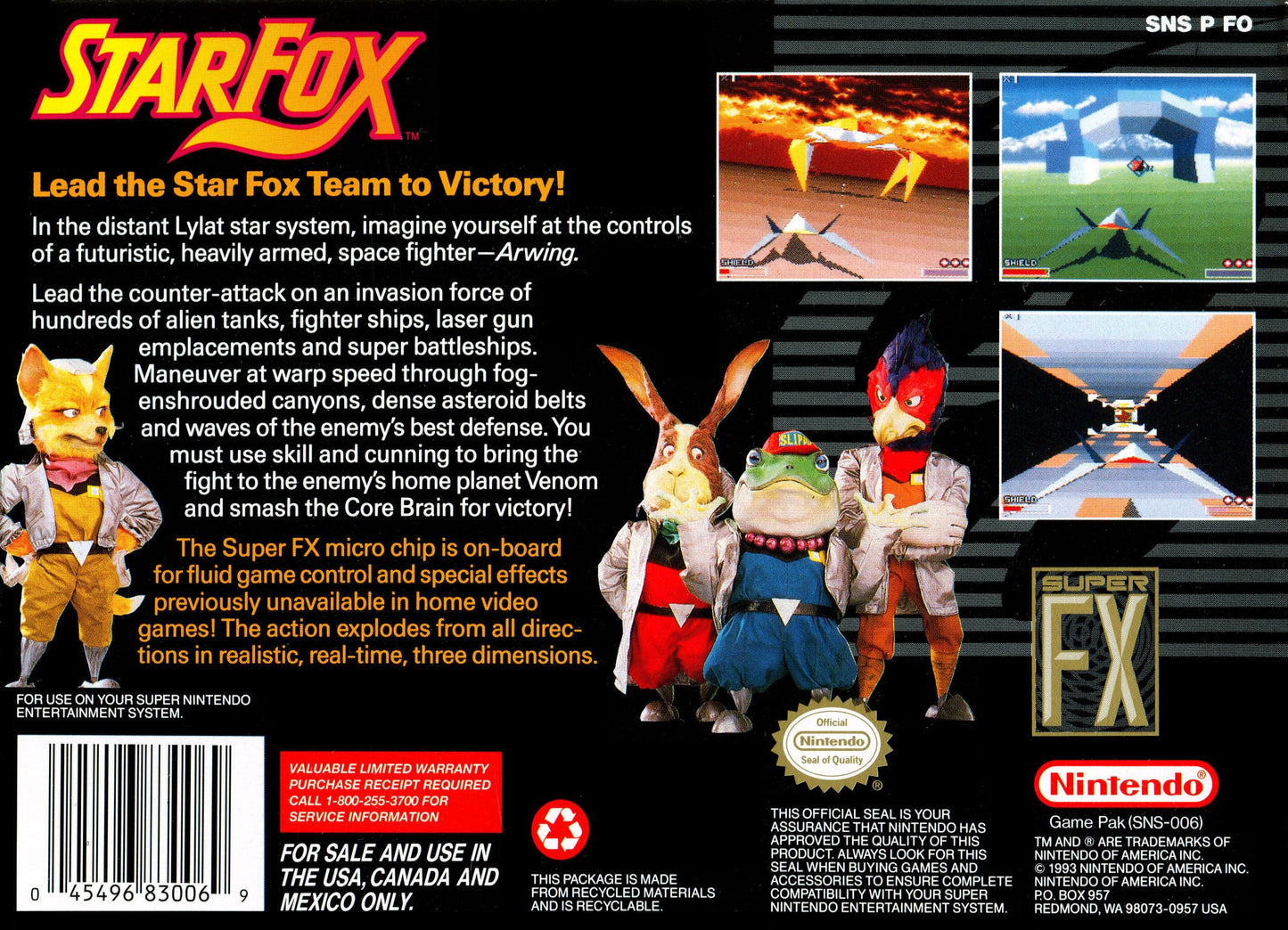 Star Fox Super Nintendo