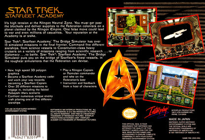 Star Trek Starfleet Academy Super Nintendo