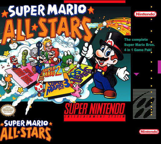 Super Mario All-Stars And Super Mario World Super Nintendo