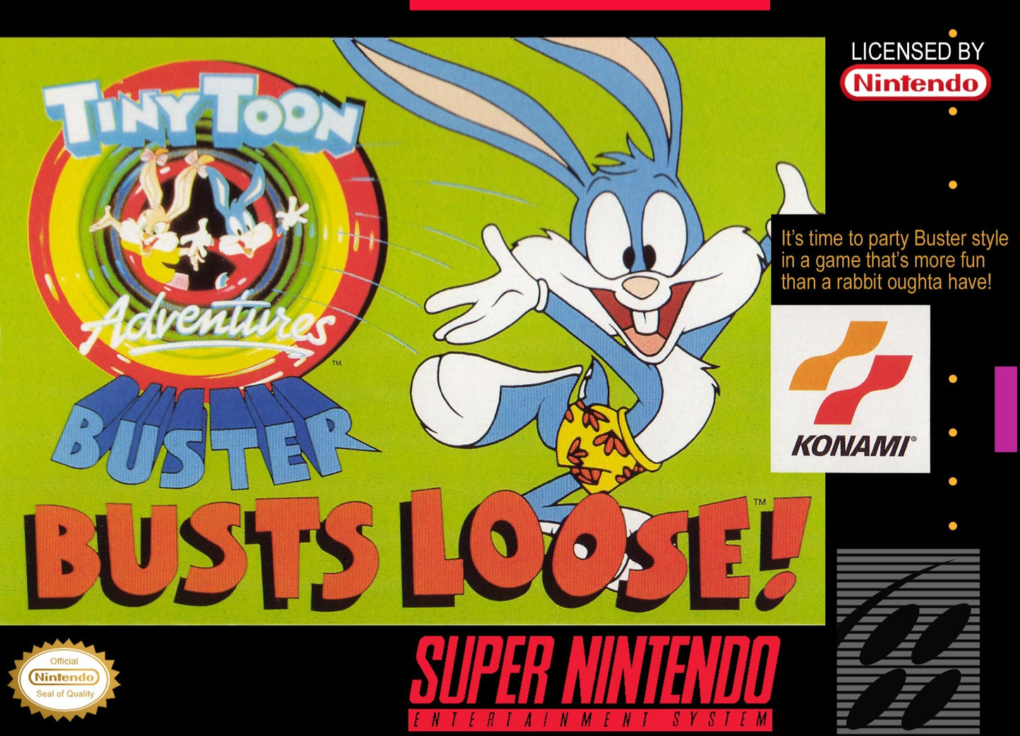 Tiny Toon Adventures Buster Busts Loose Super Nintendo