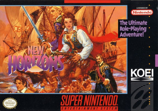 Uncharted Waters New Horizons Super Nintendo