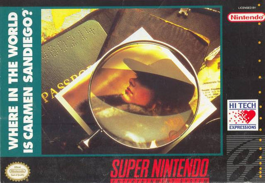 Where in the World is Carmen Sandiego Super Nintendo
