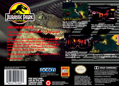 Jurassic Park Super Nintendo