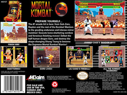 Mortal Kombat Super Nintendo