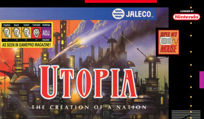 Utopia The Creation of a Nation Super Nintendo