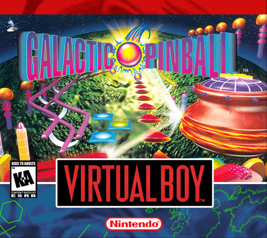 Galactic Pinball Virtual Boy