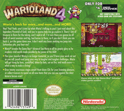 Wario Land 4 GameBoy Advance