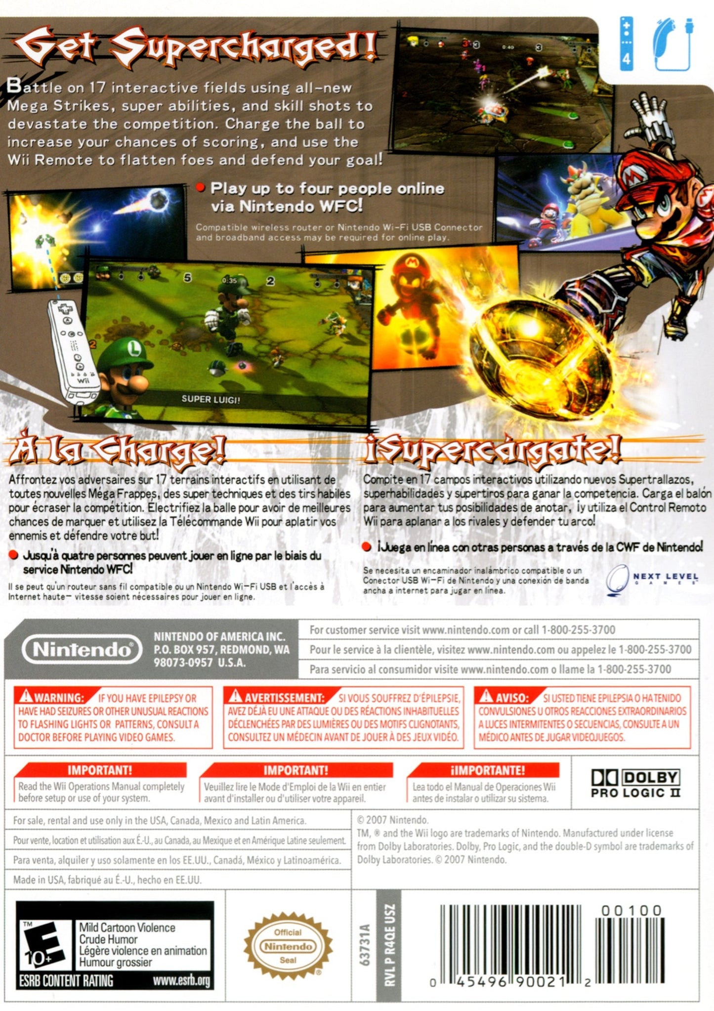 Mario Strikers Charged [Nintendo Selects] Wii