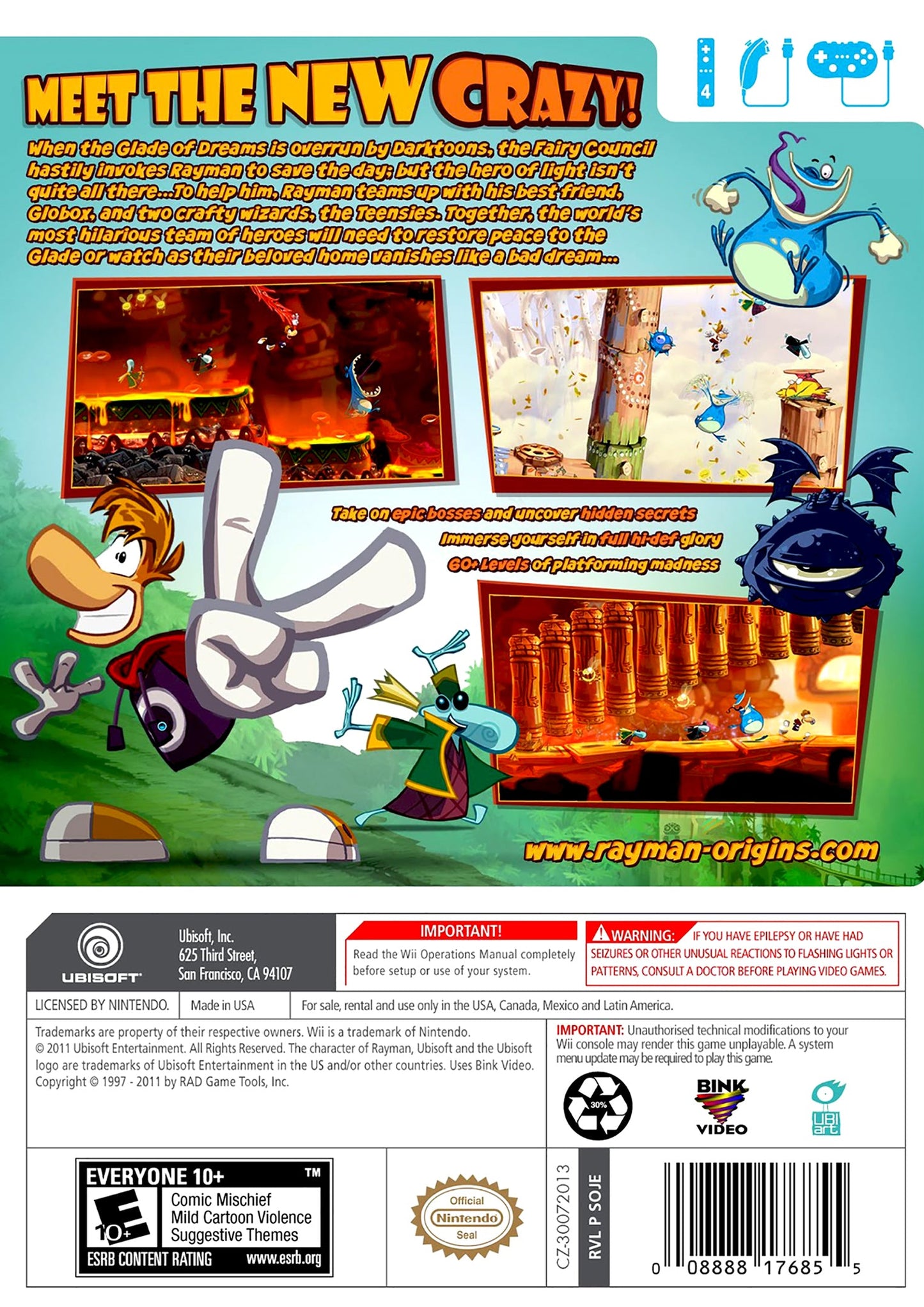 Rayman Origins Wii