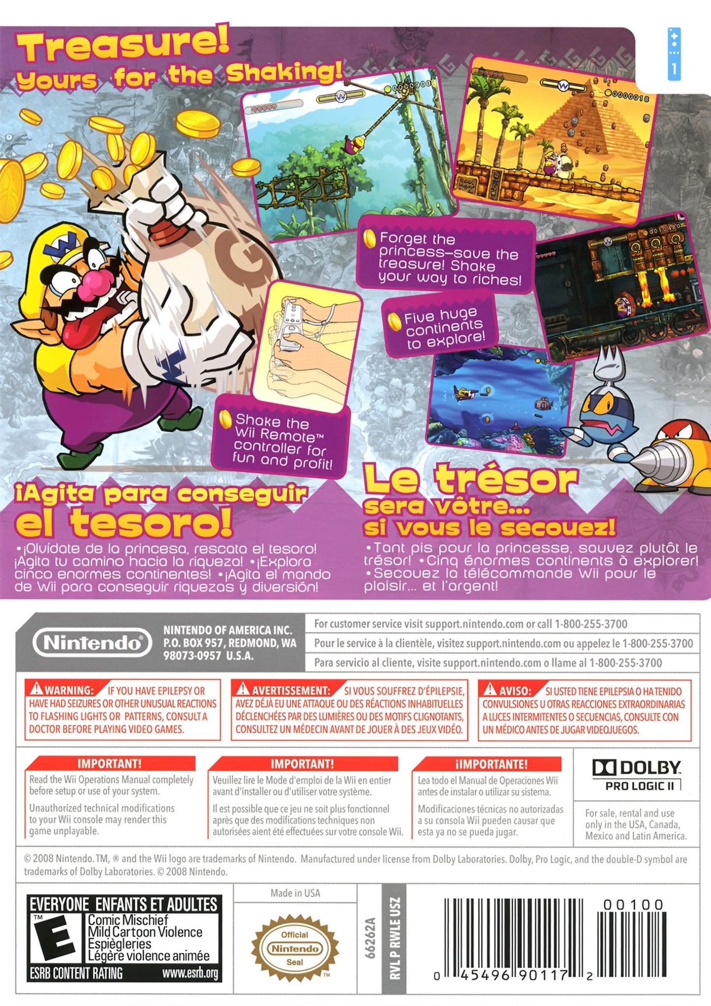 Wario Land Shake It Wii