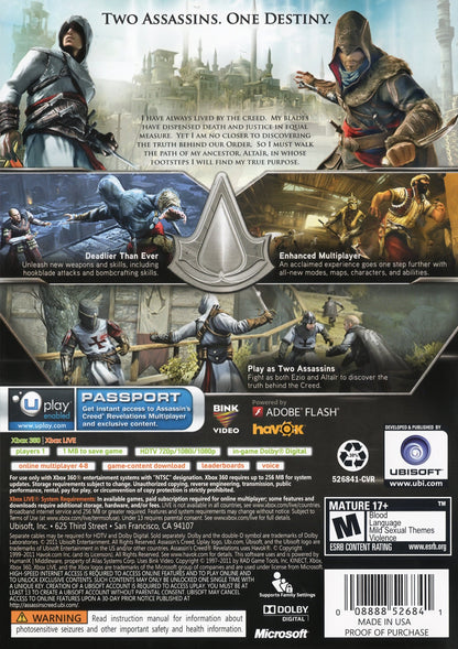 Assassin's Creed: Revelations Xbox 360