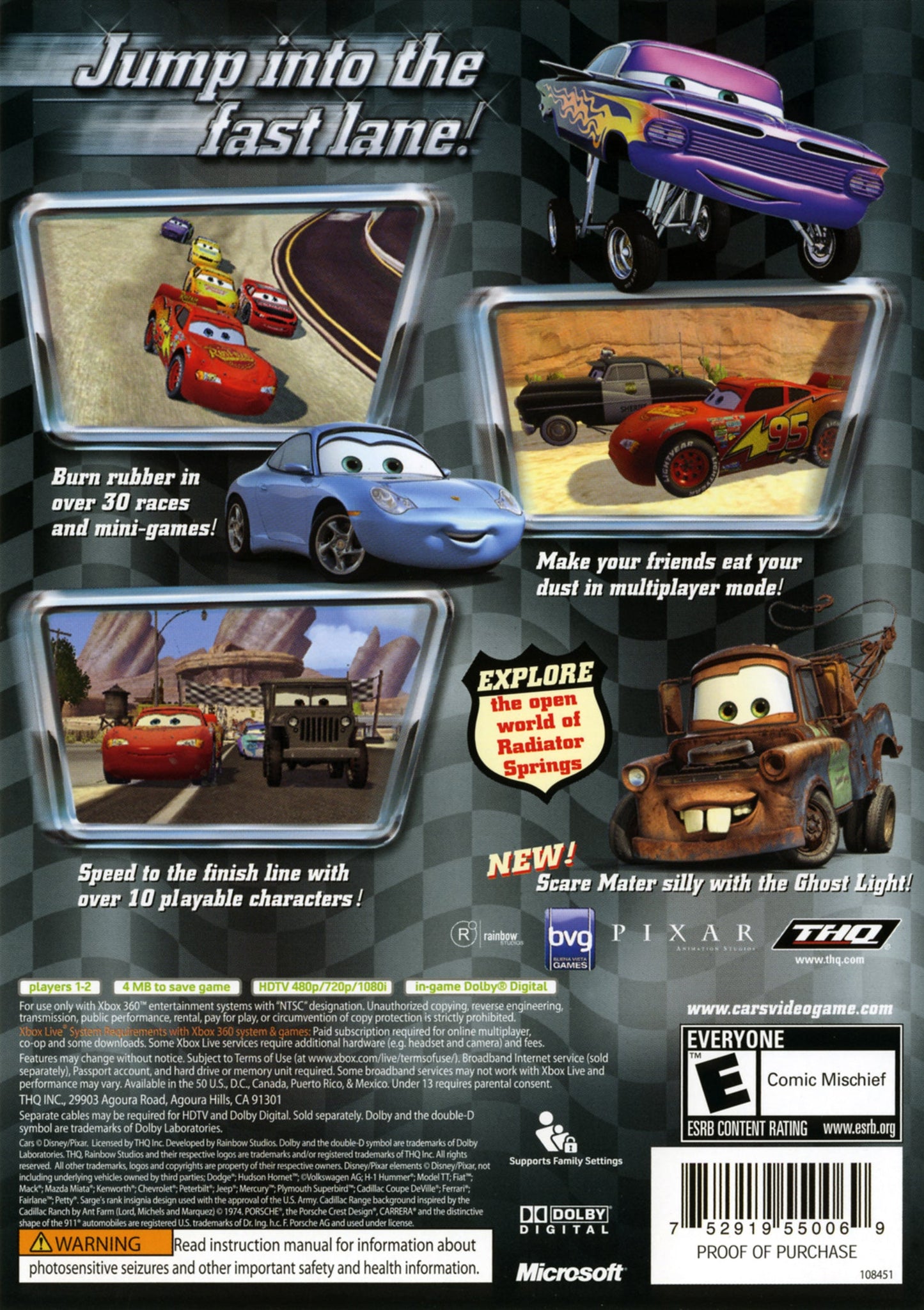 Cars Xbox 360