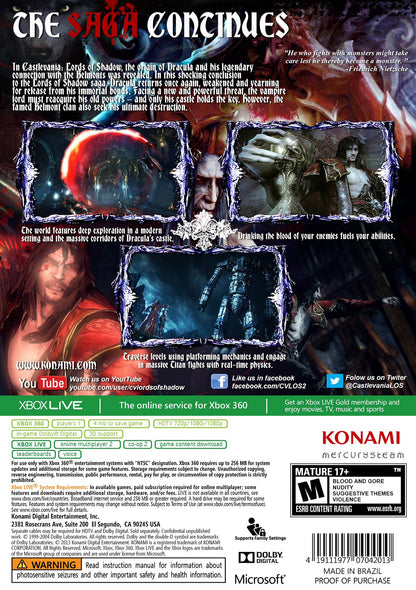 Castlevania: Lords of Shadow 2 Xbox 360