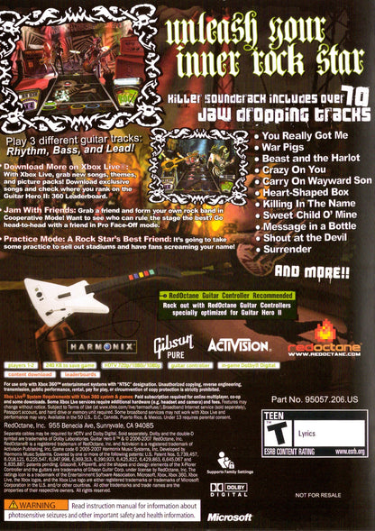 Guitar Hero II Xbox 360
