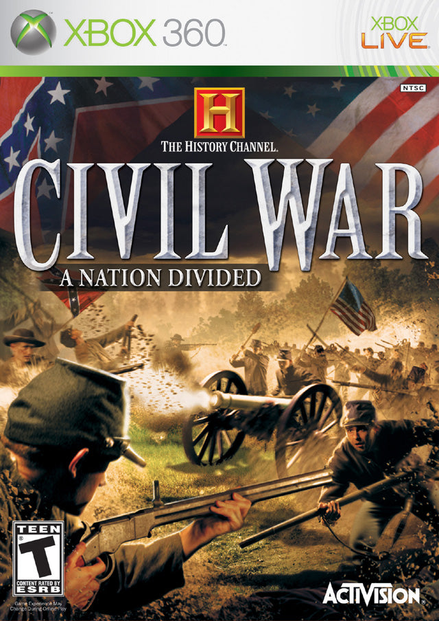 History Channel Civil War A Nation Divided Xbox 360