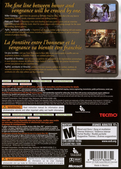 Ninja Gaiden II Xbox 360
