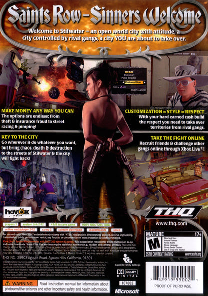 Saints Row Xbox 360