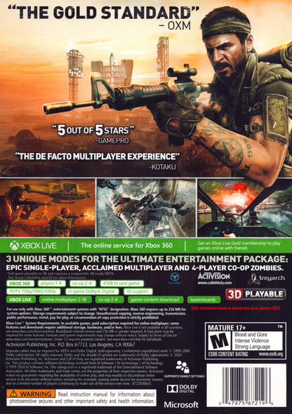 Call Of Duty Black Ops [Limited Edition] Xbox 360