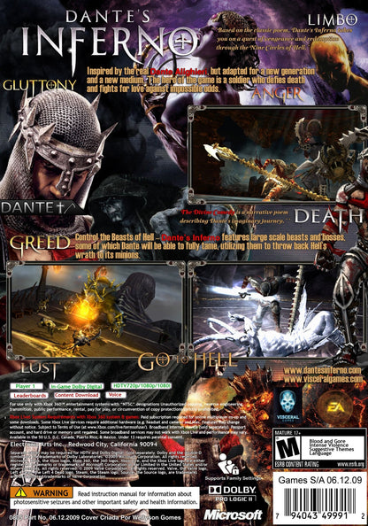 Dante's Inferno Xbox 360
